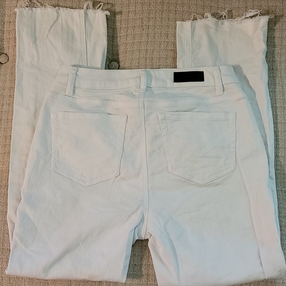 Kenneth Cole White Wash Jeans Sz 4 - Picture 9 of 12